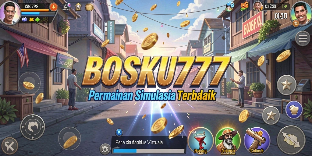 Tampilan gameplay <strong>BOSKU777</strong> yang kaya akan interaksi dan grafis menarik.