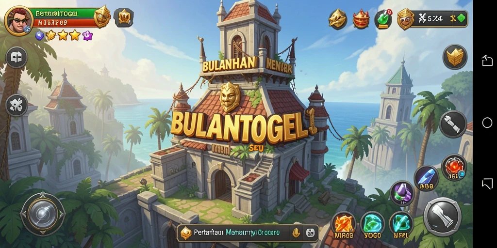 Screenshot gameplay dari BULANTOGEL menampilkan aksi Tower Defense yang mendebarkan.