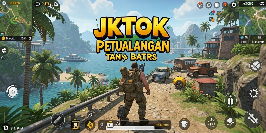 Gameplay seru dan dunia terbuka yang luas di JKTOK.