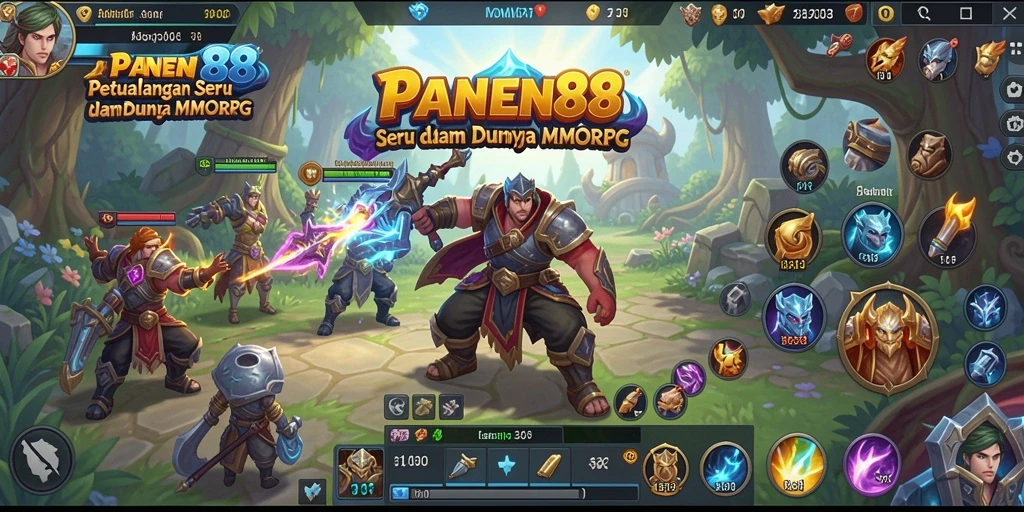 Tampilan gameplay seru dan interaktif dalam PANEN88.