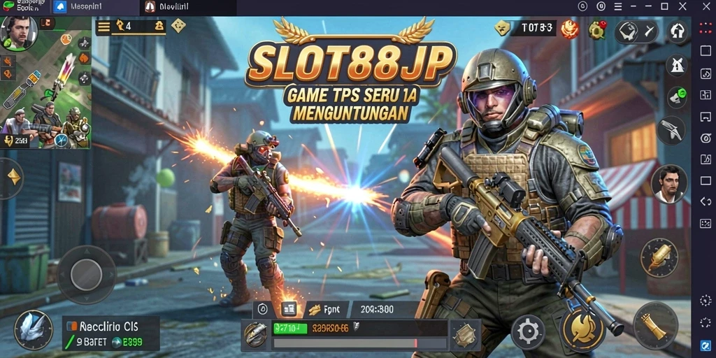 Screenshot menunjukkan tampilan gameplay SLOT88JP yang menarik dan penuh warna.