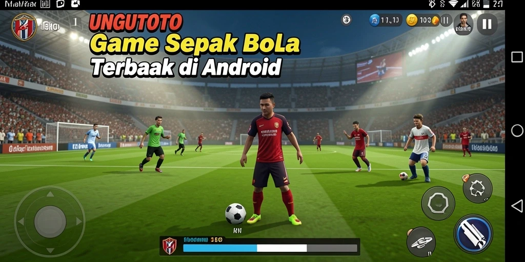 Tampilan gameplay UNGUTOTO yang mendebarkan di lapangan.