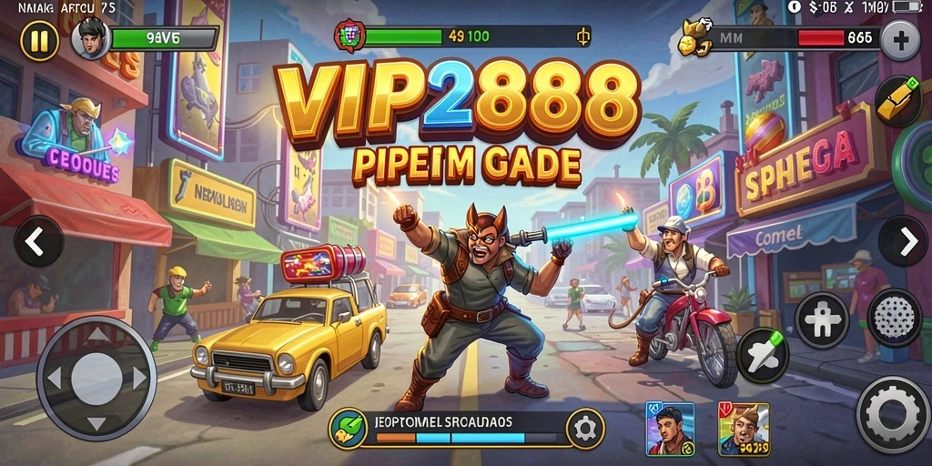 Screenshot gameplay VIP288 menampilkan aksi seru dan desain menarik dalam game Arcade.